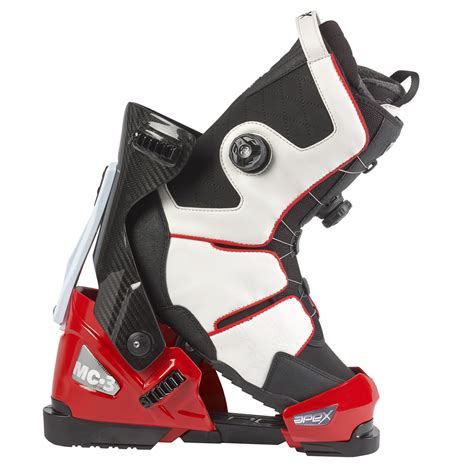 soft ski boots for skiing.